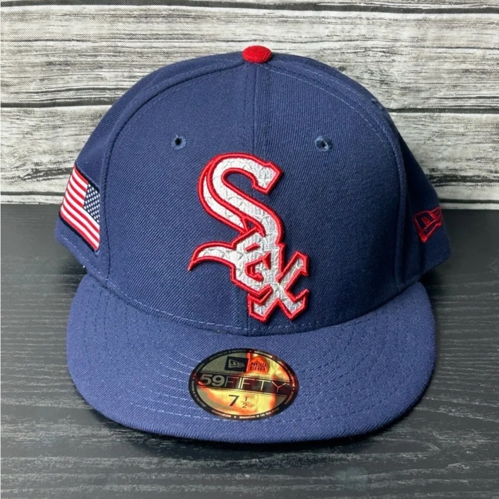 Chicago White Sox 4th Of July New Era 59Fifty Size 7 1/2 - New